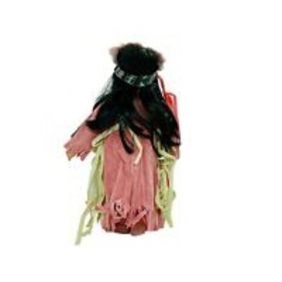 Golden Keepsake Native American Porcelain Doll Dressed Collector Vintage Sz 17" - Picture 5 of 12